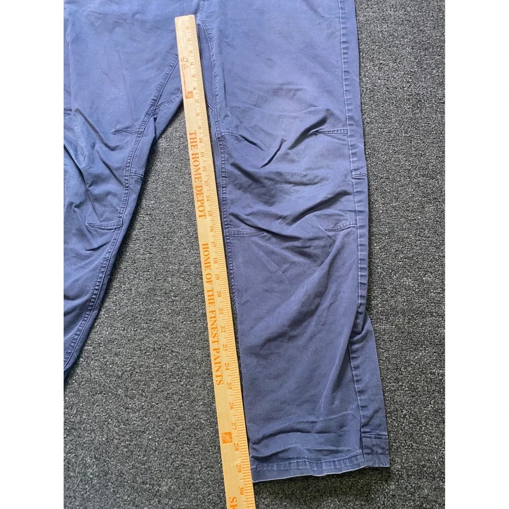 Mountain Hardwear Hiking Pants Blue Mens 36x32 Articulated Knee Stretch Outdoors